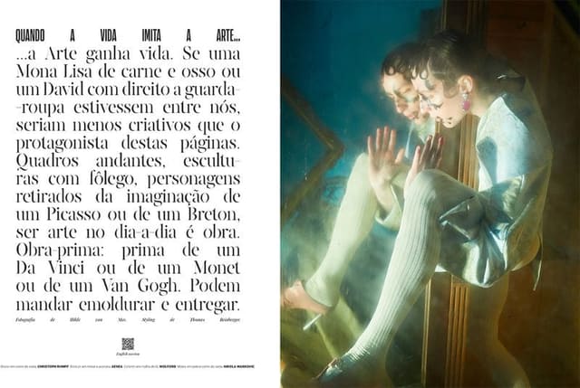 Quando A Vida Imita A Arte — Vogue Portugal
