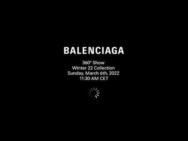 Balenciaga F/W 22 Show — Balenciaga