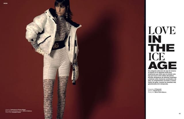 Love in the Ice Age — Marie Claire Mexico