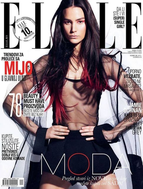 Elle Serbia February 2015 Cover — Elle Serbia