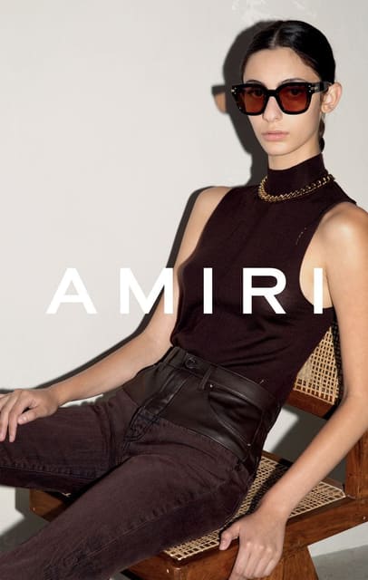 Amiri S/S 22 womenswear campaign — Amiri