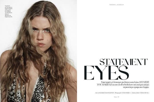 Statement Eyes — Vogue Greece