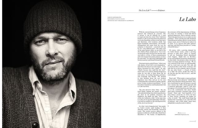 Fabrice Le Labo — The Lab Magazine