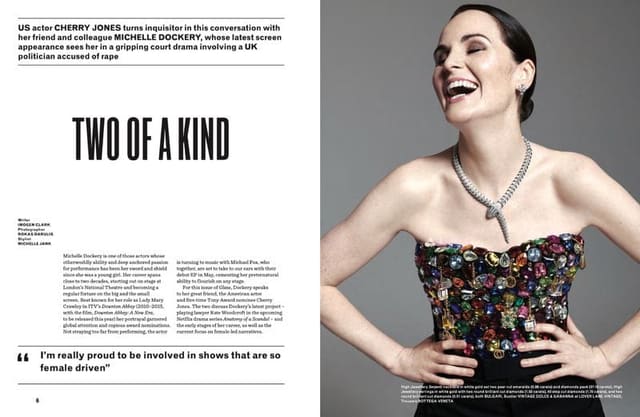Michelle Dockery: Two of a Kind — Glass Magazine