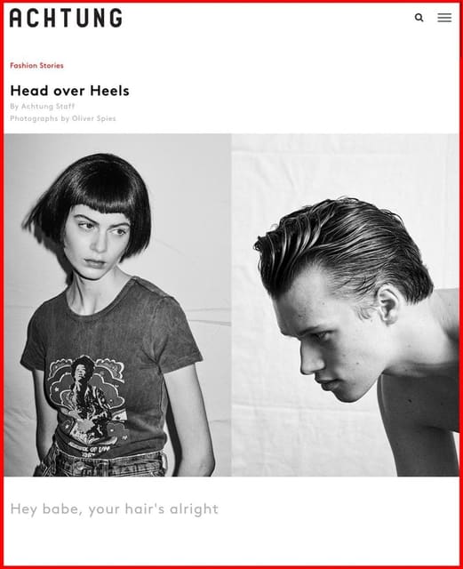 Head over Heels — Achtung Magazine