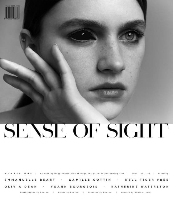 NUMBER ONE journal { Vol. III } Covers: Emmanuelle Beart, Camille Cottin, Nell Tiger Free — Number One Journal