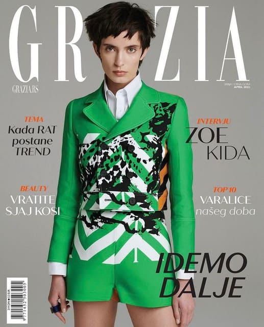 Grazia Serbia April 2022 Cover — Grazia Serbia