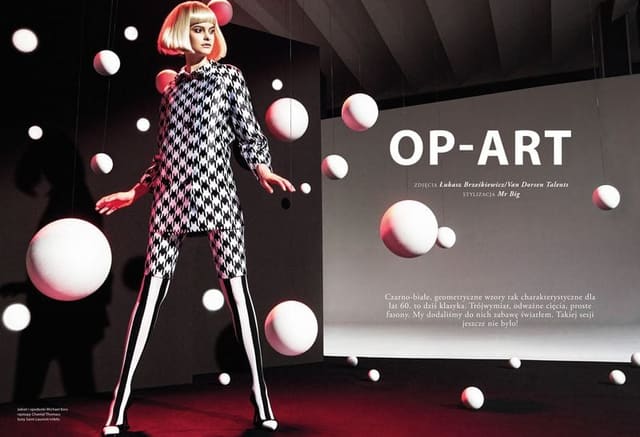 OP ART by LUKASZ BRZESKIEWICZ — Fashion Magazine Poland