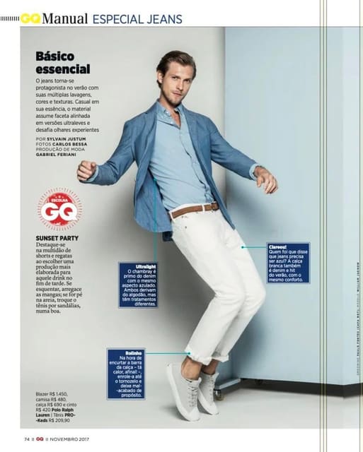 Especial Jeans por Carlos Bessa — GQ Brasil