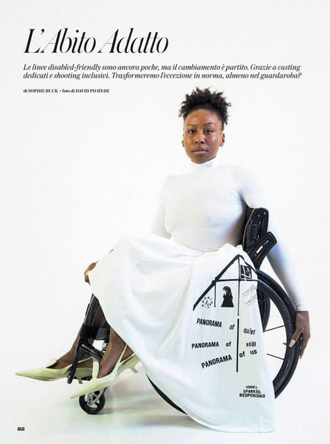 L'abito adatto. Moda e disabilità — Vogue Italia