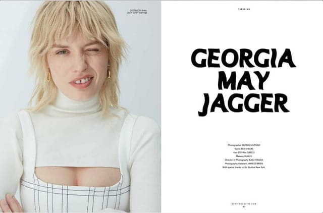 Georgia May Jagger — Remix Magazine New Zealand
