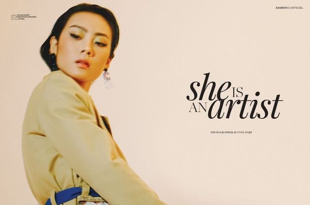 She is an artist — L'Officiel Arabia