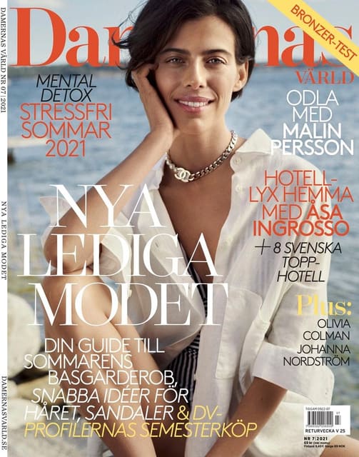 DAMERNAS July 2021 Cover by nina holma — Damernas Värld