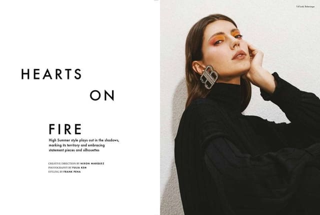 HEARTS ON FIRE by Yulia Kem — Elle Arabia