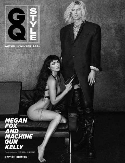 Megan Fox and MGK Cover — British GQ Style