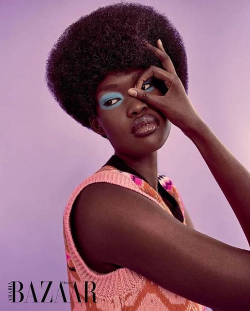 Adual Akol — Harper's Bazaar Arabia