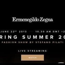 Ermenedgildo Zegna S/S 14 Show — Zegna
