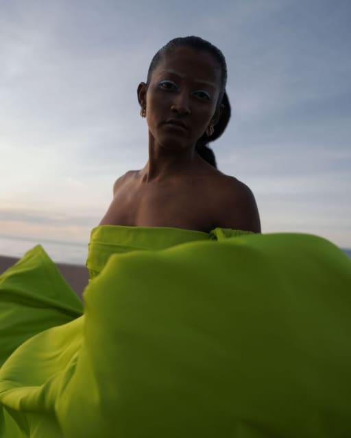 Model Seema Hari flying the flag for bro... — Vogue India