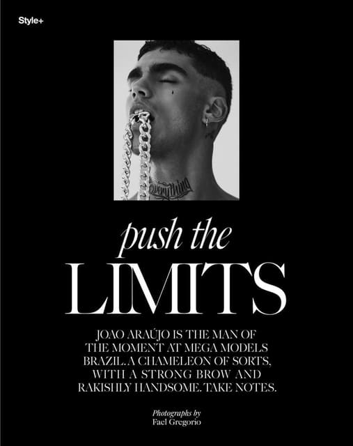 Push The Limits — The Perfect Man Magazine