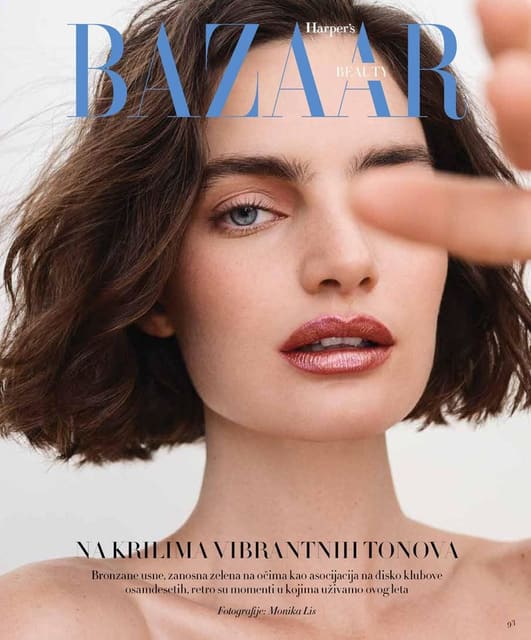 On the Wings of Vibrant Tones — Harper's Bazaar Serbia