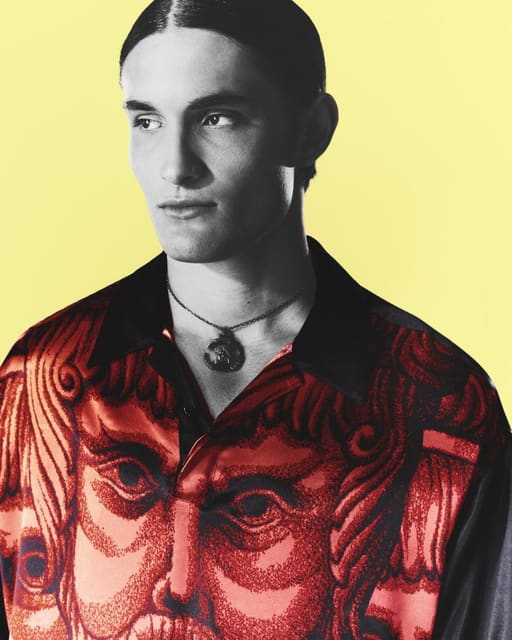 At the Versace SS23 Men's show — Versace