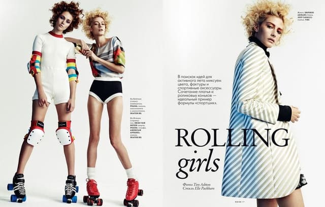 Rolling Girls — Elle Ukraine