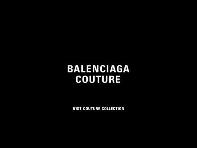 Balenciaga Haute Couture Fall 2022 Show — Balenciaga