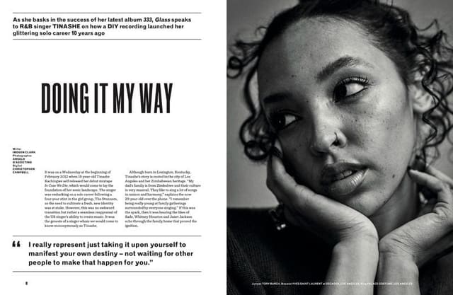 Doing It My Way: Tinashe — Glass Magazine