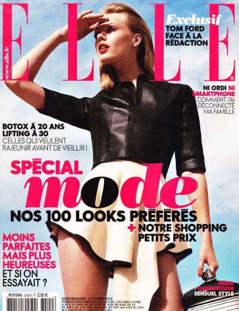 Elle France February 22, 2013 Cover — Elle France