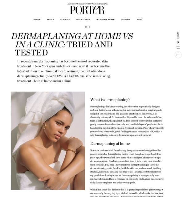 Dermaplaning At Home Vs In A Clinic: Tried And Tested — Porter Edit