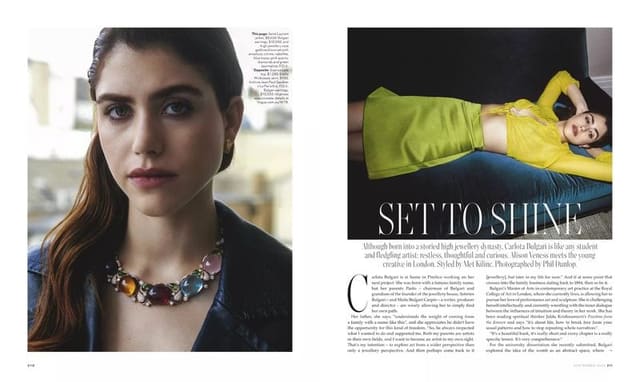 SET TO SHINE: Carlota Bulgari — Vogue Australia