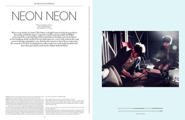 The Great Aural Interplay: Neon Neon — Flaunt