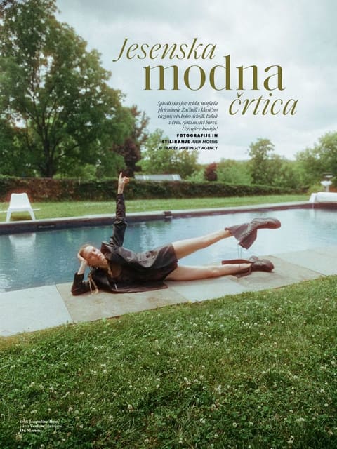 Jesenska Moda Crtica — Elle Slovenia
