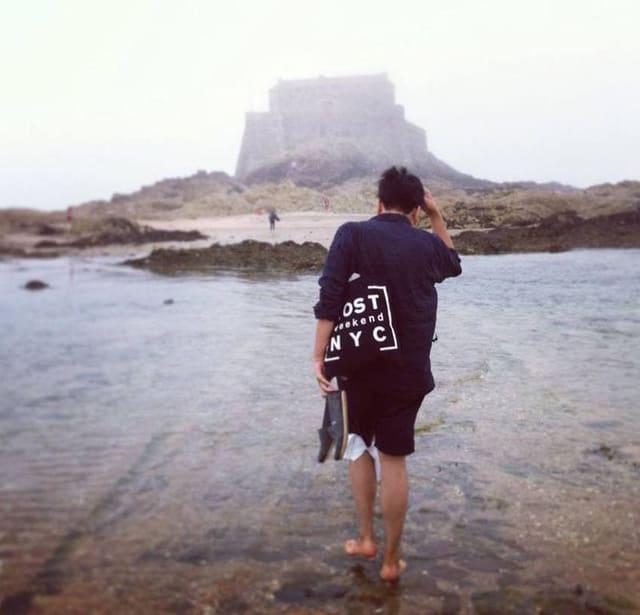 Saint Malo, France — Self portrait (photograph)