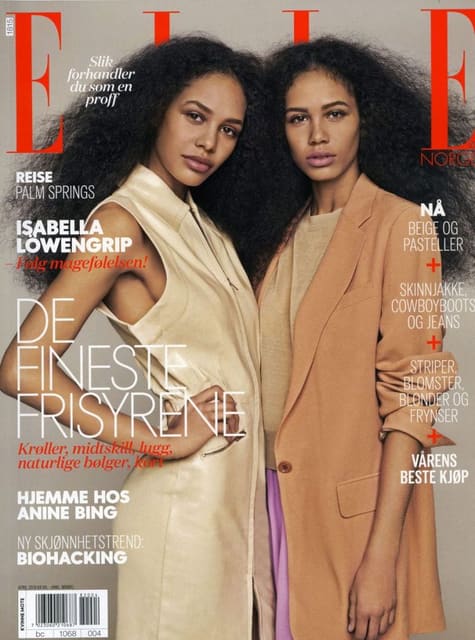 Elle Norway April 2018 Cover — Elle Norway