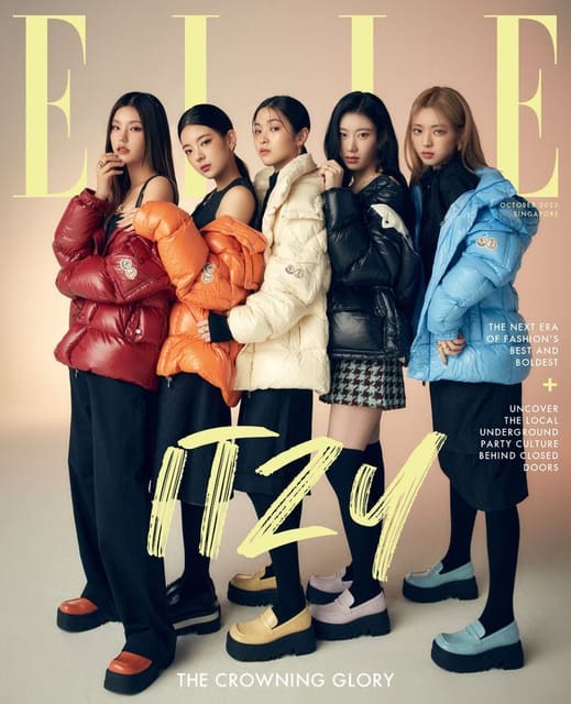 ELLE Singapore x ITZY October 2022 Cover... — Elle Singapore