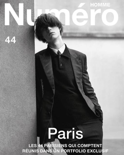 Numero Homme #44 Fall/Winter 2022 Cover — Numéro Homme