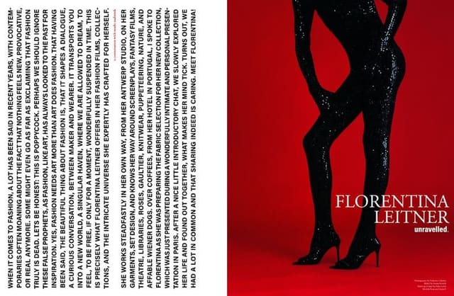 Florentina Leitner feature in REVSmag #2... — REVS Magazine