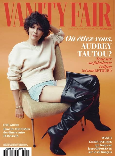 Vanity Fair France November 2022 Cover — Vanity Fair France