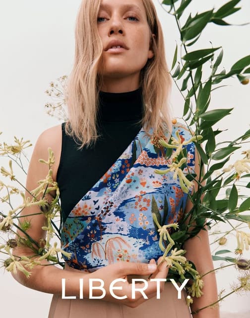 Liberty London Scarf Campaign — Liberty