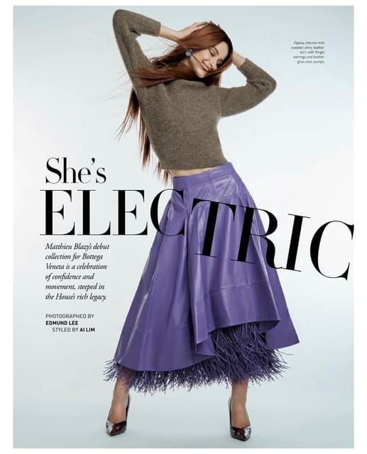 She's Electric — Harper's Bazaar Malaysia