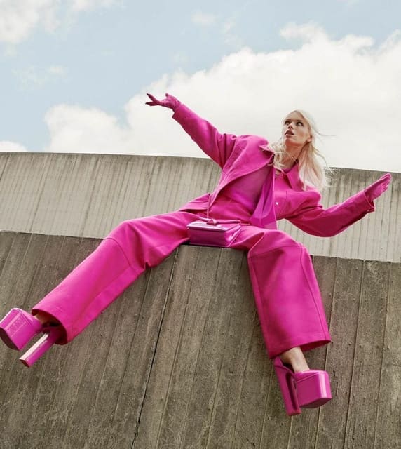 Tra rosa e Rosso — Grazia Italy