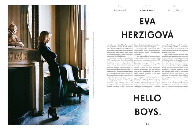 Eva Herzigova — Corduroy Magazine
