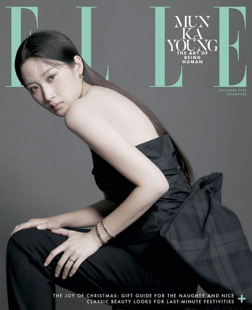 Elle Singapore December 2022 Cover x Mun... — Elle Singapore