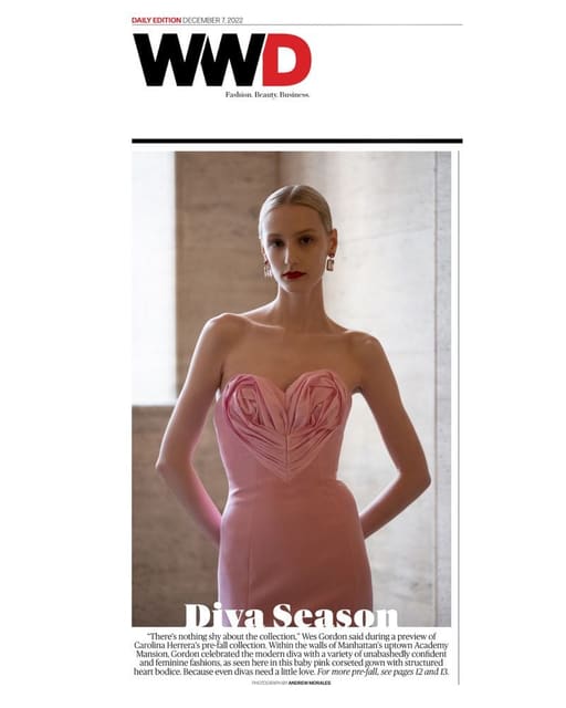 WWD December 7, 2022 Cover: Carolina Her... — WWD