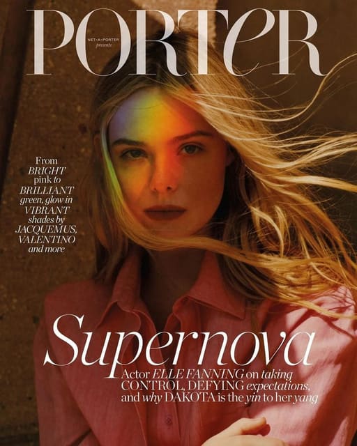 Porter Magazine April 2022 Cover: Elle F... — Porter Magazine