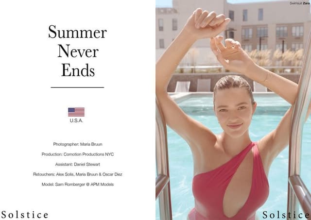 ‘Summer Never Ends‘ for Solstice Magazin...