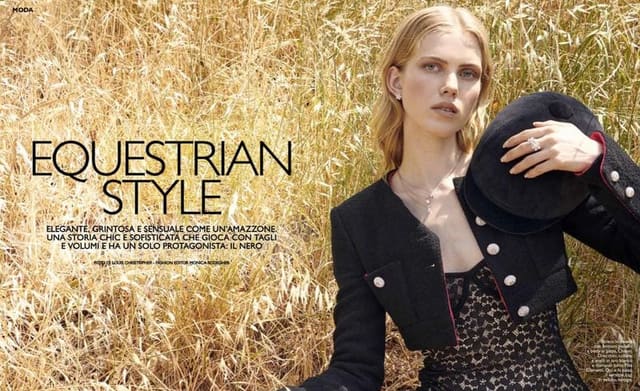 Equestrian Style for F Magazine by Louis...