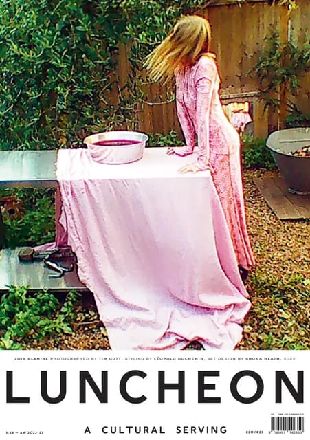 Luncheon Magazine A/W 22 Cover — Luncheon Magazine