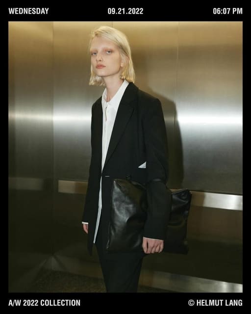 Helmut Lang A/W 2022 Edit — Helmut Lang